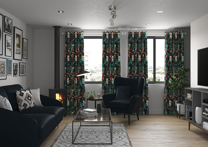 Fandango, Zinc - Made to Measure Curtains - Image 5